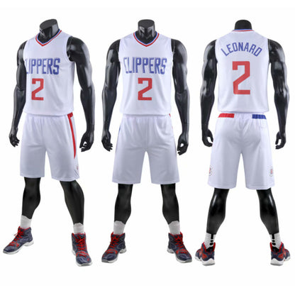 Maillots LEONARD #2 Uniforme de Basketball Maillot et Short Leonard