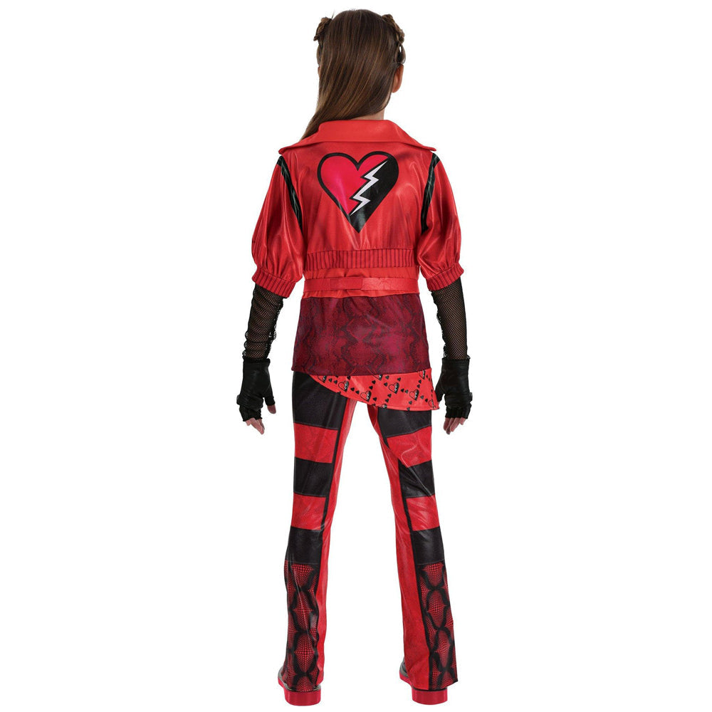 Costume rouge pour enfants L'essor de la veste de costume rouge Ensemble haut et bas Tenue de cosplay