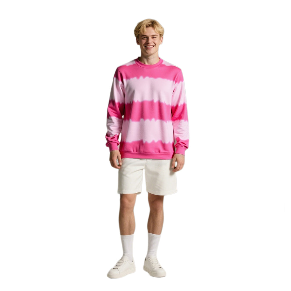 Mens Pink Sweatshirt KPop Fashion Cosplay Shirt Party Carnival Costume
