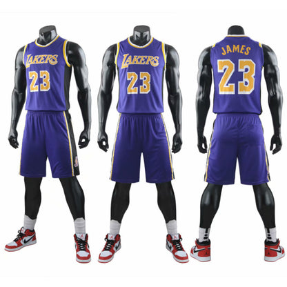 Ensemble de basketball maillot et short JAMES n° 23 pour enfant/adulte