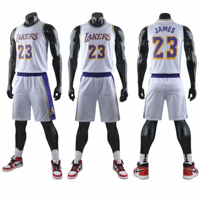 Ensemble de basketball maillot et short JAMES n° 23 pour enfant/adulte