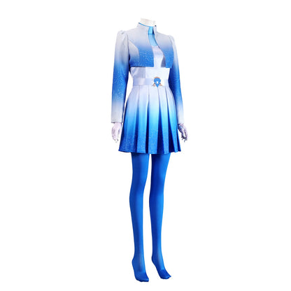 Chloe Costume Blue Princess Skirt with Jacket and Accessories for Kids Adults Halloween Party