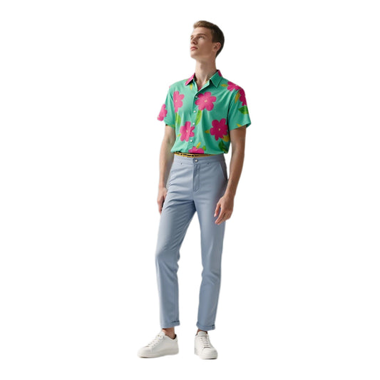 Abby Green Shirt and Pants Suit KPop Fashion Men's Cosplay Costume