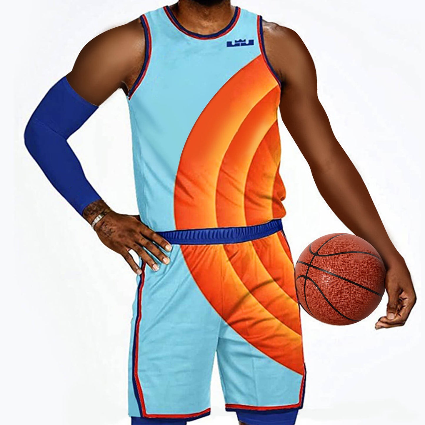 Maillot de basketball homme #6 Short d'été Gilet Mode Sportswear