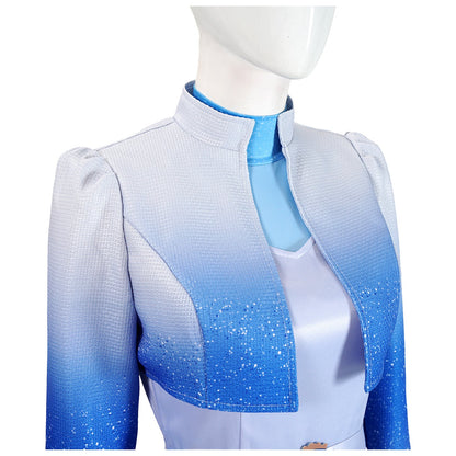 Chloe Costume Blue Princess Skirt with Jacket and Accessories for Kids Adults Halloween Party
