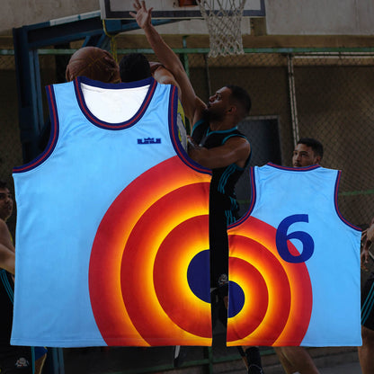 Maillot de basketball homme #6 Short d'été Gilet Mode Sportswear