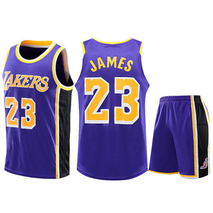 Ensemble de basketball maillot et short JAMES n° 23 pour enfant/adulte