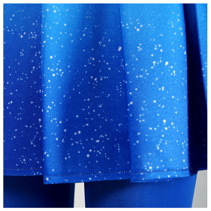 Chloe Costume Blue Princess Skirt with Jacket and Accessories for Kids Adults Halloween Party