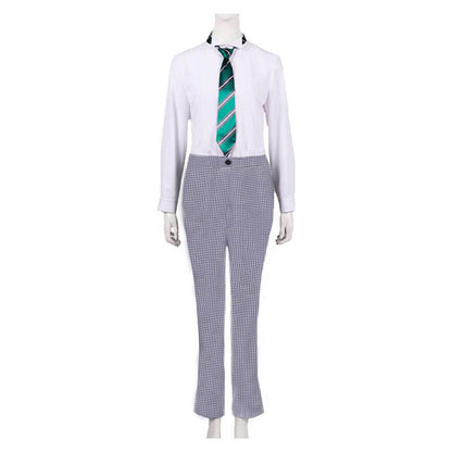 Adult Herman Greenhill Costume Green Lion Public School Uniform Herman Cosplay Outfit