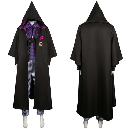 Adult Gregory Violet Costume School Uniform Hooded Gregory Cosplay Outfit for Dress Up Party