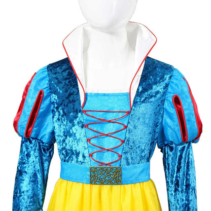 Childs Snow Princess Costume 2025 Rachel Zegler Cosplay Princess Dress