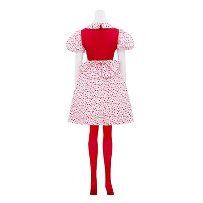 Disfraz de Cindy Lou Who para niñas y adultos, vestido de Cindy, chaleco y accesorios para fiesta de Navidad