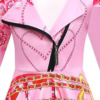 Déguisement Reine de Cœur pour enfants La Montée de la Princesse Rouge Bridget Tenues Cosplay