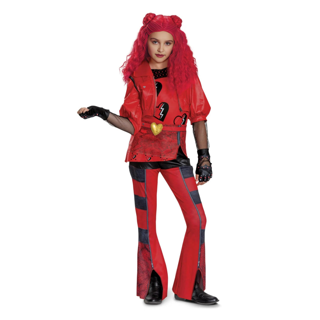 Costume rouge pour enfants L'essor de la veste de costume rouge Ensemble haut et bas Tenue de cosplay
