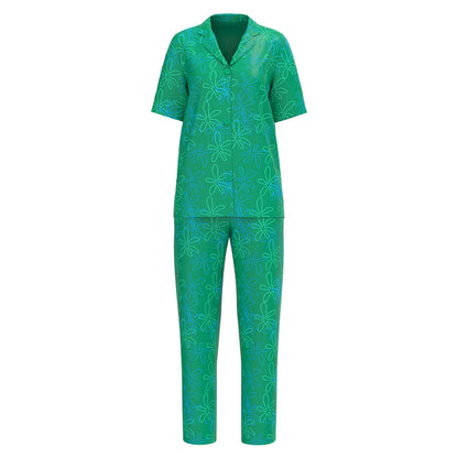 Disgust Pajamas Set Inside Out 2 Disgust Costume Sleepwear Theme Party Disgust Inside Out Outfit
