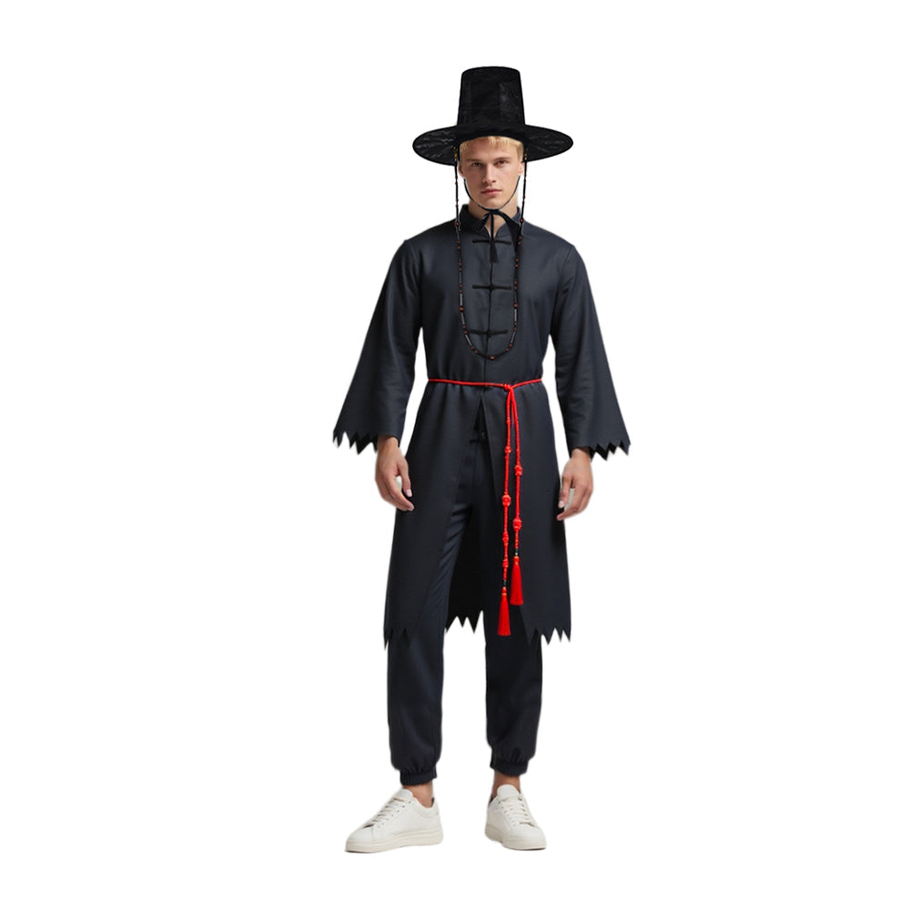 KPop Black Stage Outfit  “Your Idol” Performance Full Set For Boys and Men Party Cosplay Costume
