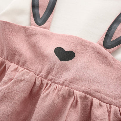 Sunbaby Cute Bunny Dress for Toddlers | Birthday & Easter Gift
