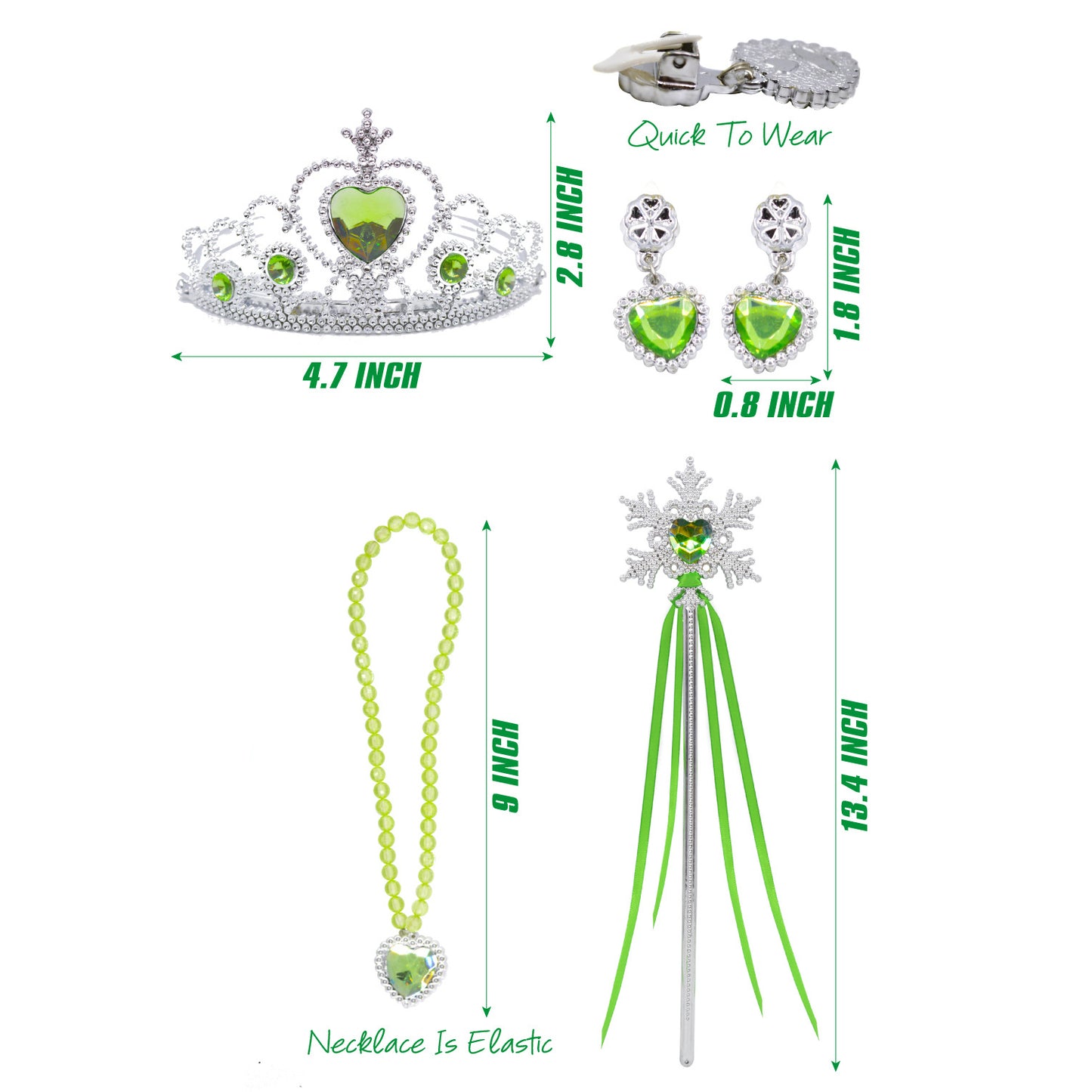 Robe de couronnement lumineuse de la Princesse Anna pour filles avec accessoires