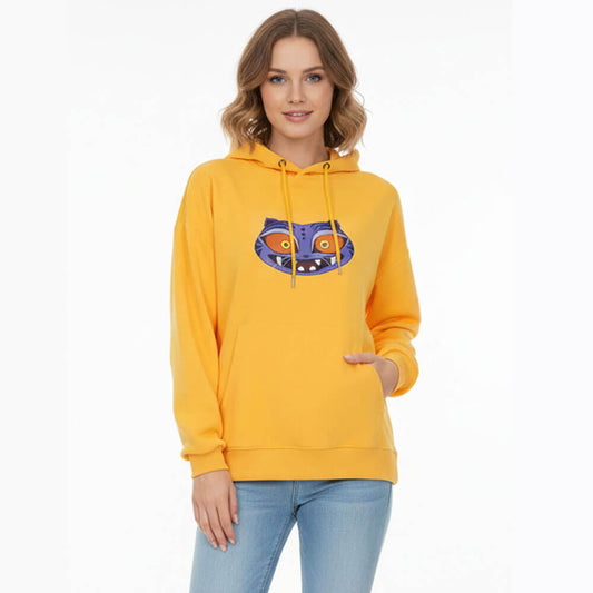 Sudadera con capucha amarilla de Zoey, suéter de tigre Derpy, sudadera de cosplay de Zoey de Demon Hunters K-Pop
