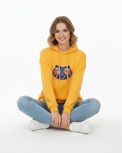Yellow Zoey Hoodie Derpy Tiger Pullover Kids Adult K-Pop Zoey Cosplay Sweatshirt