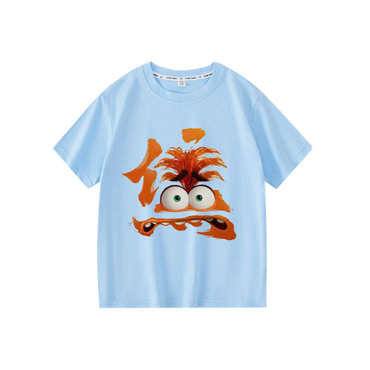 Kids Anxiety Tshirt for Boys and Girls Emotion Anxiety Cosplay Shirt