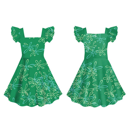 Kids Joy Dress Disgust Movie Cosplay Costume Party Dress Role Play Birthday Dress