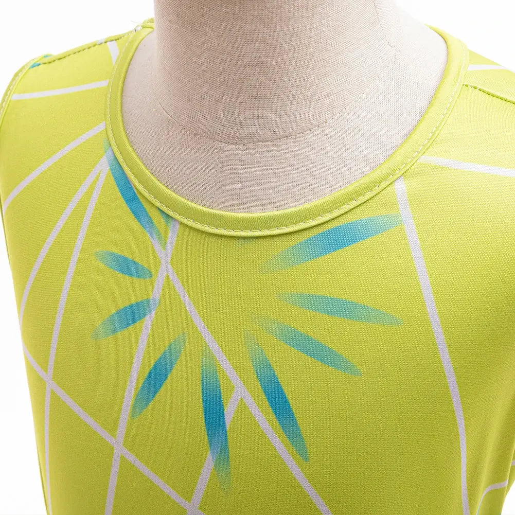 Girls Joy Dress Movie Cosplay Outfit Birthday Party Dress Yellow Printing Dress