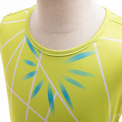 Girls Joy Dress Movie Cosplay Outfit Birthday Party Dress Yellow Printing Dress