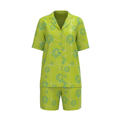 Ensemble pyjama 2 pièces Vice-versa : dégoût, joie, envie, peur et colère – Haut de pyjama et pantalon en soie douce