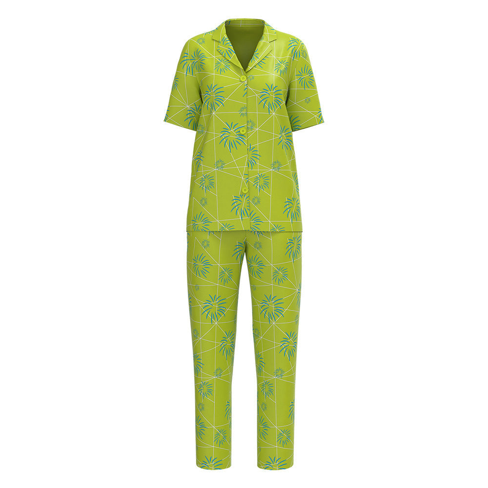 Ensemble pyjama 2 pièces Vice-versa : dégoût, joie, envie, peur et colère – Haut de pyjama et pantalon en soie douce