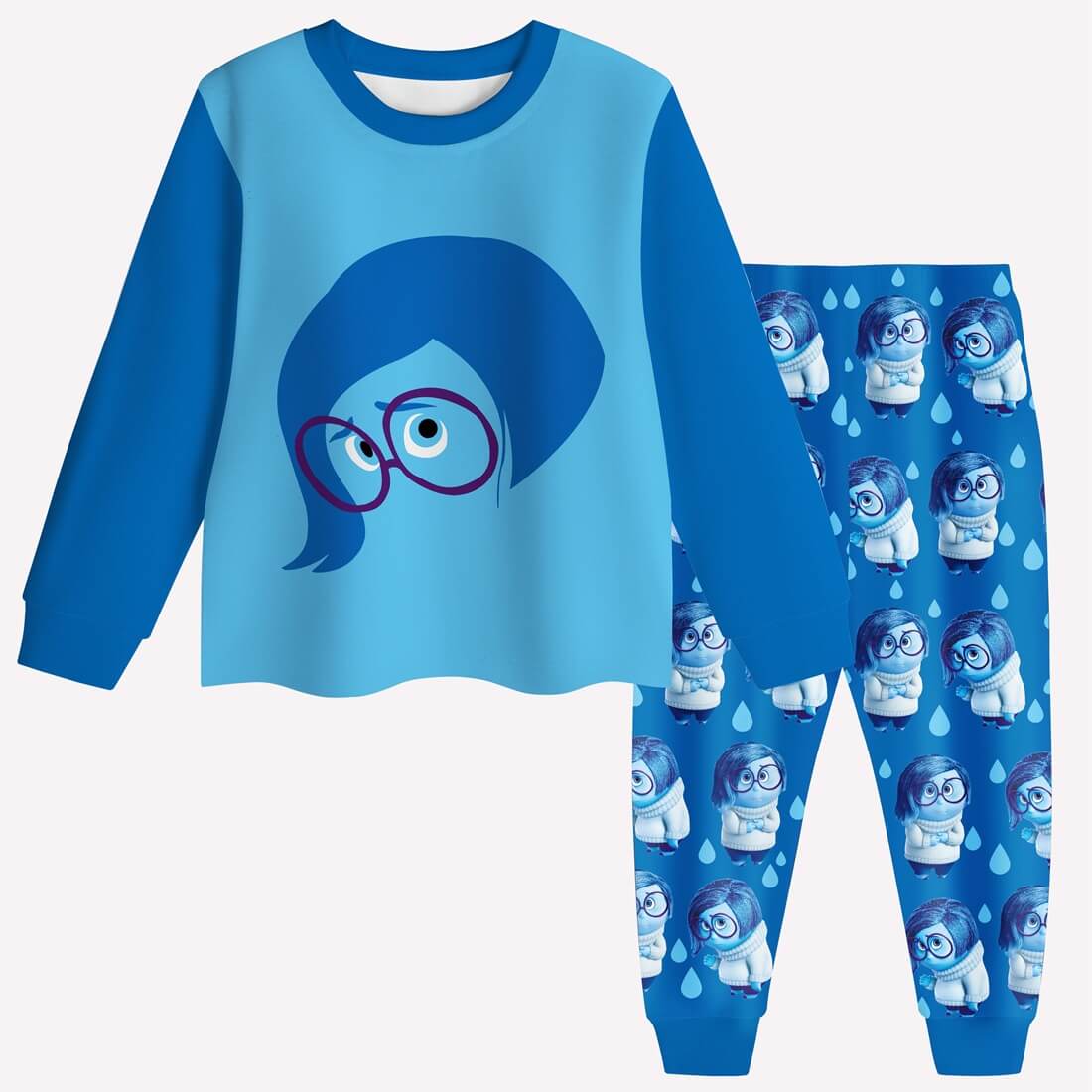 T-shirt et pantalon Vice-versa 2 Dégoût Colère Envie Costumes de cosplay Joie Ennui Tristesse Tenues quotidiennes