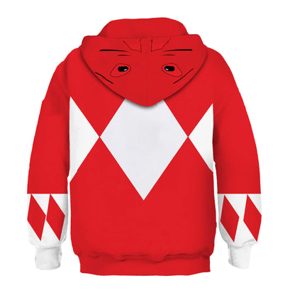 All Dragon-themed Rangers Cosplay Hoodie Halloween Costumes