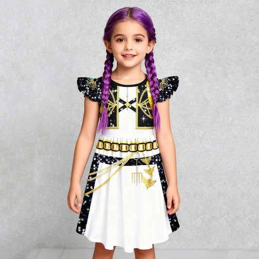 Vestido KPop para niñas Rumi Mira Vestido de Cosplay para Fiestas o para Uso Diario