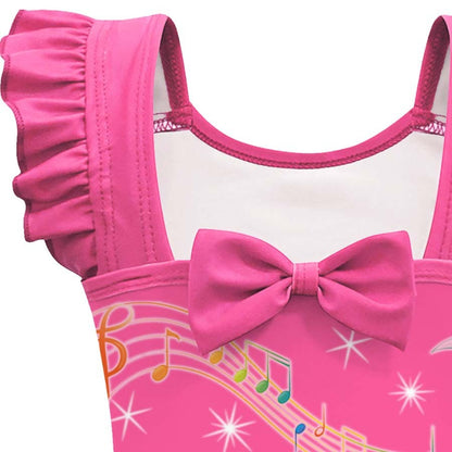 K-Pop Girls Swimsuits Rumi Mira Zoey Cosplay Printed Swimwear with Cap