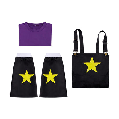Lily Love Braids Costume Poppy Playtime Cosplay Outfit Lily Shirt Dress and Leg Warmers