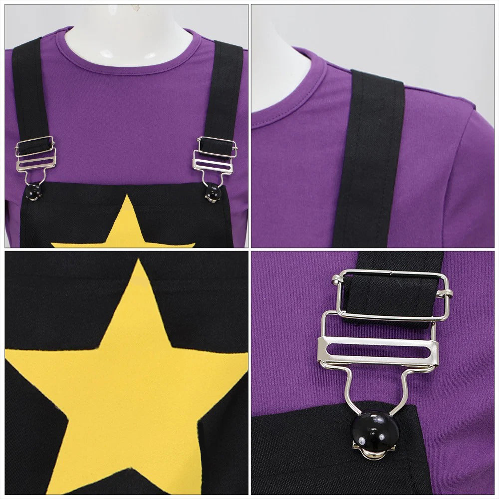Lily Love Braids Costume Poppy Playtime Cosplay Outfit Lily Shirt Dress and Leg Warmers