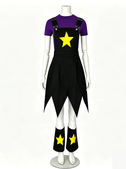 Lily Love Braids Costume Poppy Playtime Cosplay Outfit Lily Shirt Dress and Leg Warmers