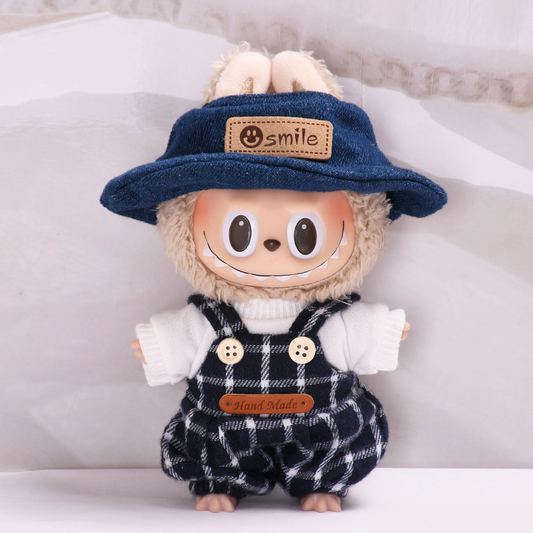 6.7" Labubu Doll with Clothes The Monster Toffee Plush Clothing Full Set