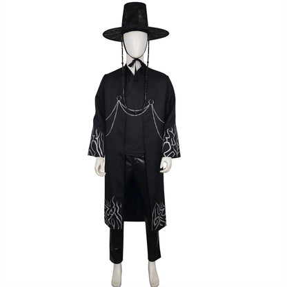 KPop Black Stage Outfit  “Your Idol” Performance Full Set For Boys and Men Party Cosplay Costume