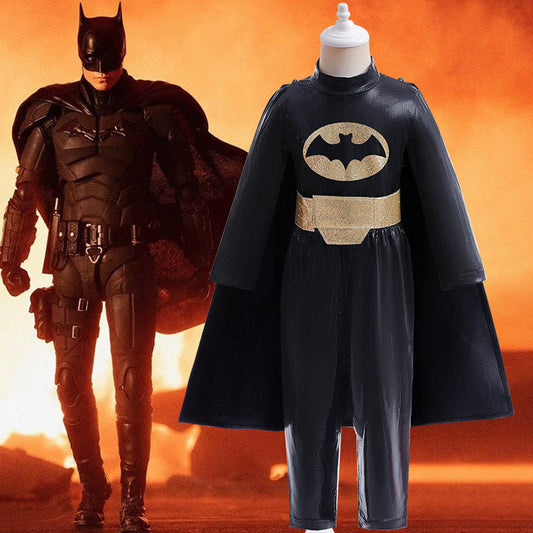 Kids' Black Batman Hero Costume