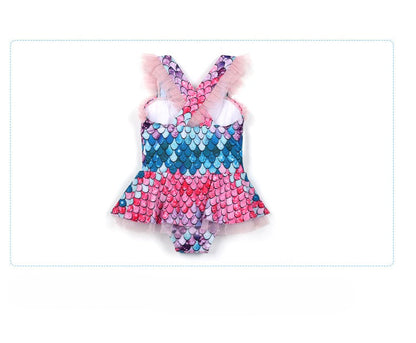 Traje de baño de sirena para niños