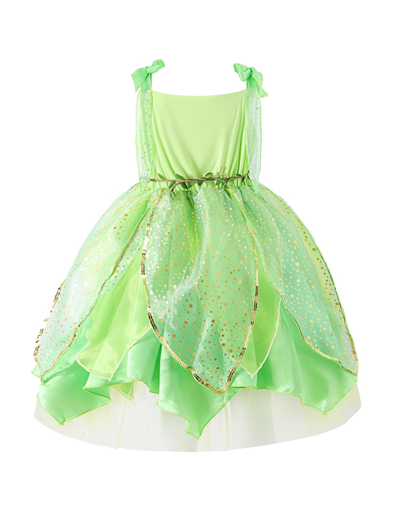 Vestido de Princesa Tiana Hada Verde