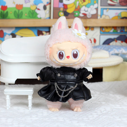 6.7in Labubu Clothes 2 Piece in Bundle Cute Couple Plush Doll Outfits Accessories