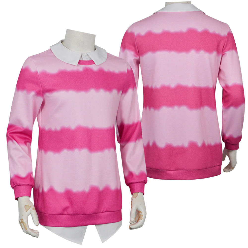 Mens Pink Sweatshirt KPop Fashion Cosplay Shirt Party Carnival Costume