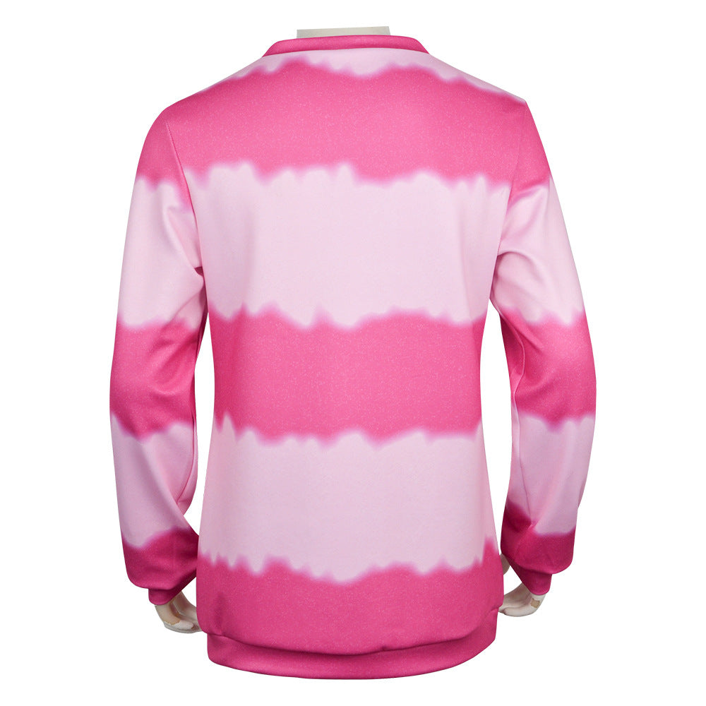 Mens Pink Sweatshirt KPop Fashion Cosplay Shirt Party Carnival Costume