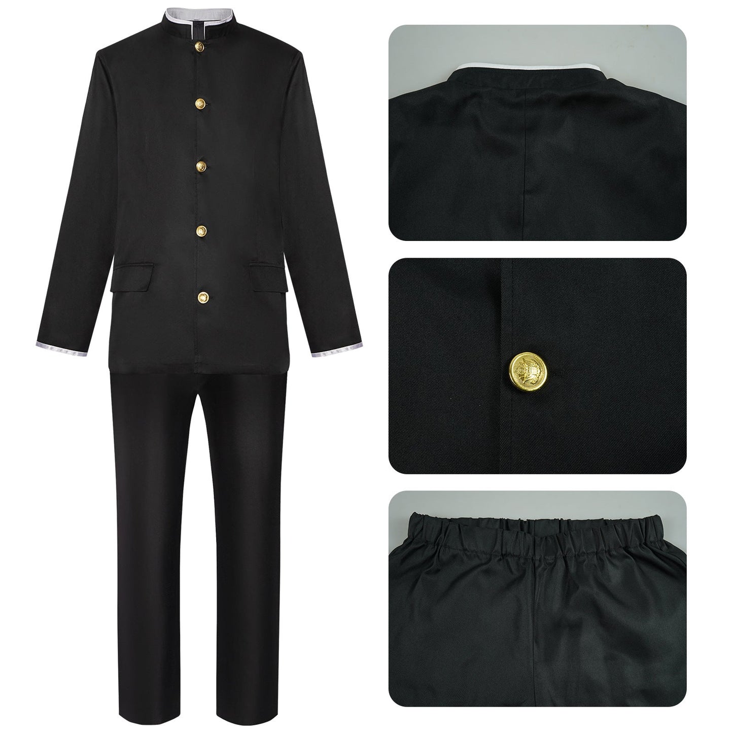 Dandadan Ken Takakura Cosplay Costumes Inspired by the Japanese School Uniform