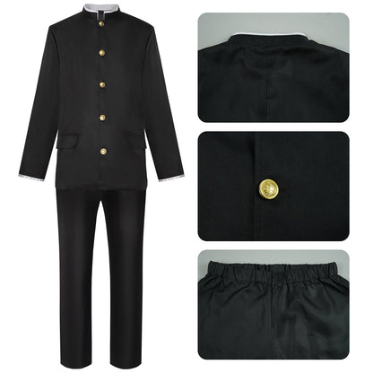 Dandadan Ken Takakura Cosplay Costumes Inspired by the Japanese School Uniform
