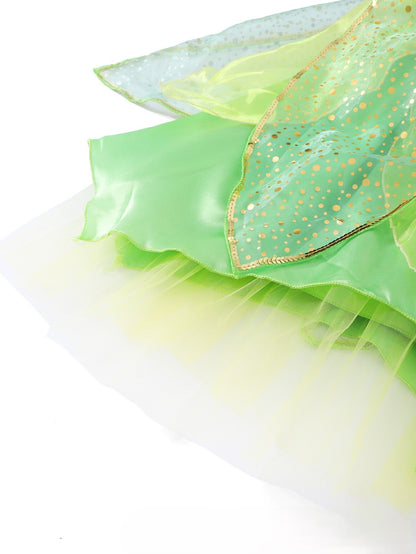Vestido de Princesa Tiana Hada Verde