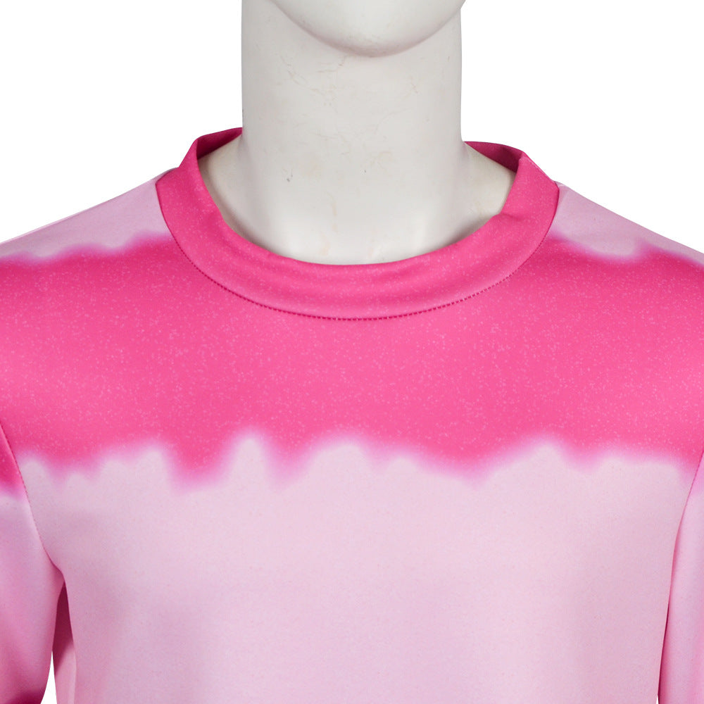 Mens Pink Sweatshirt KPop Fashion Cosplay Shirt Party Carnival Costume