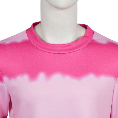Mens Pink Sweatshirt KPop Fashion Cosplay Shirt Party Carnival Costume